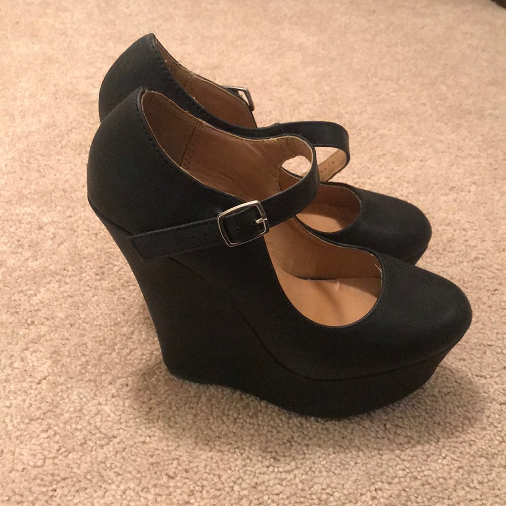 Classic Black Wedges